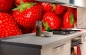Mobile Preview: Küchenrückwand Folie Erdbeeren