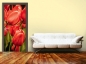 Preview: Türtapete Tulpen rot 95 x 210 cm