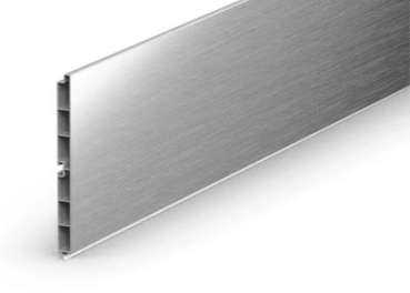 Sockelblende Pro 150mm Alu gebürstet