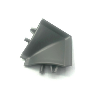 Innenecke 90° Soft-line grau-metallic