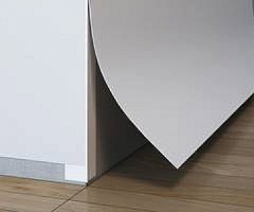 Preview: Eckschutzschiene Außenecke schwarz 21x21mm