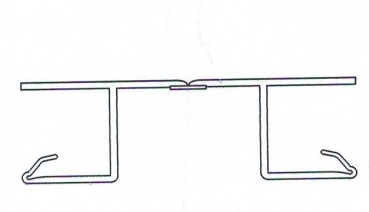 Verbinder flexibel (90-180°), 100mm, alu glatt