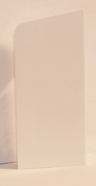 Endkappe rechts für HZ Leiste 107mm weiss