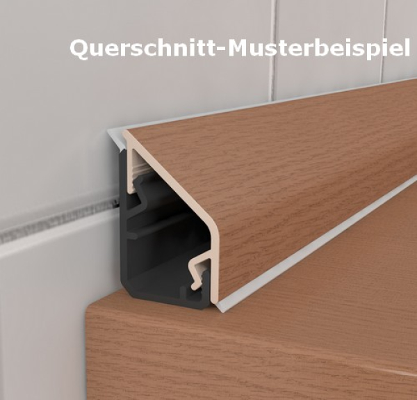 Küchenabschlussleiste Design Schwarz