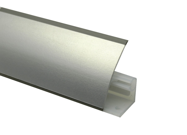 Küchenabschlussleiste Modern alu 1,50m